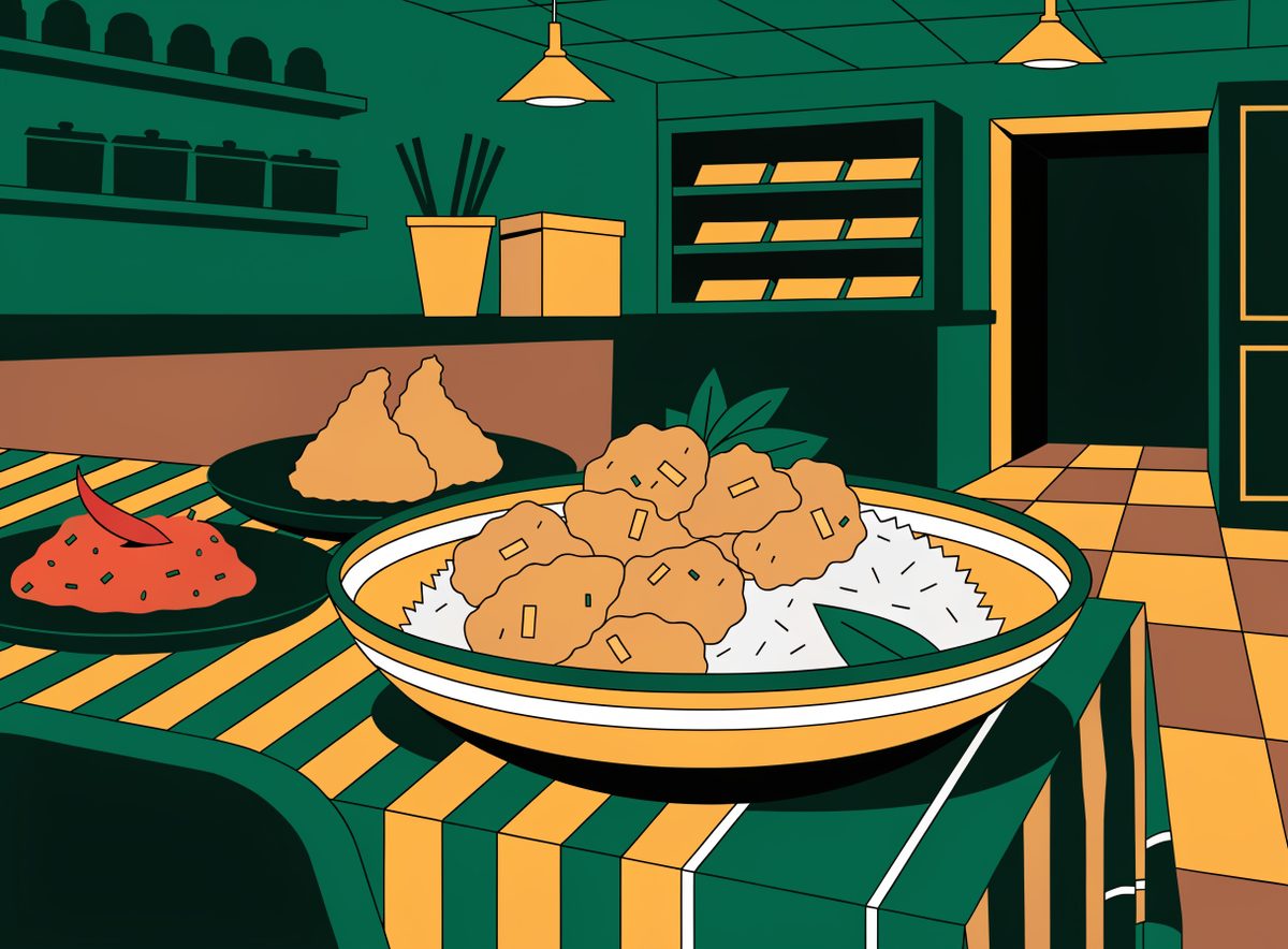Nasi Ayam Penyet